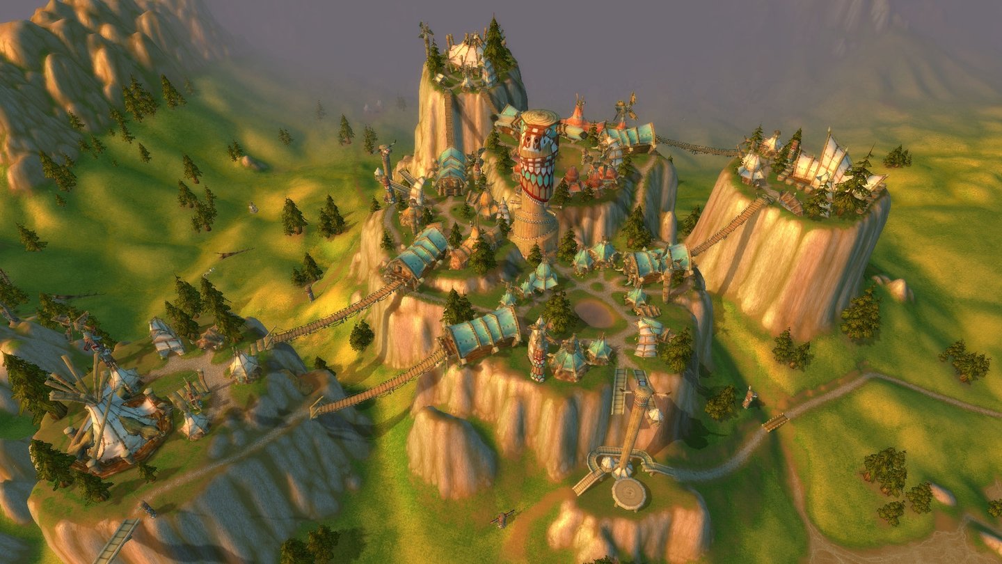 World of Warcraft nachgebautIm Original sieht Donnerfels so aus.