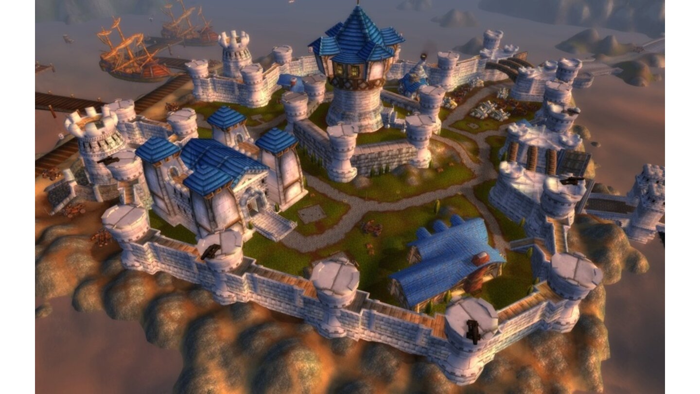 World of Warcraft nachgebautSo sieht die Insel Theramore im Original aus.