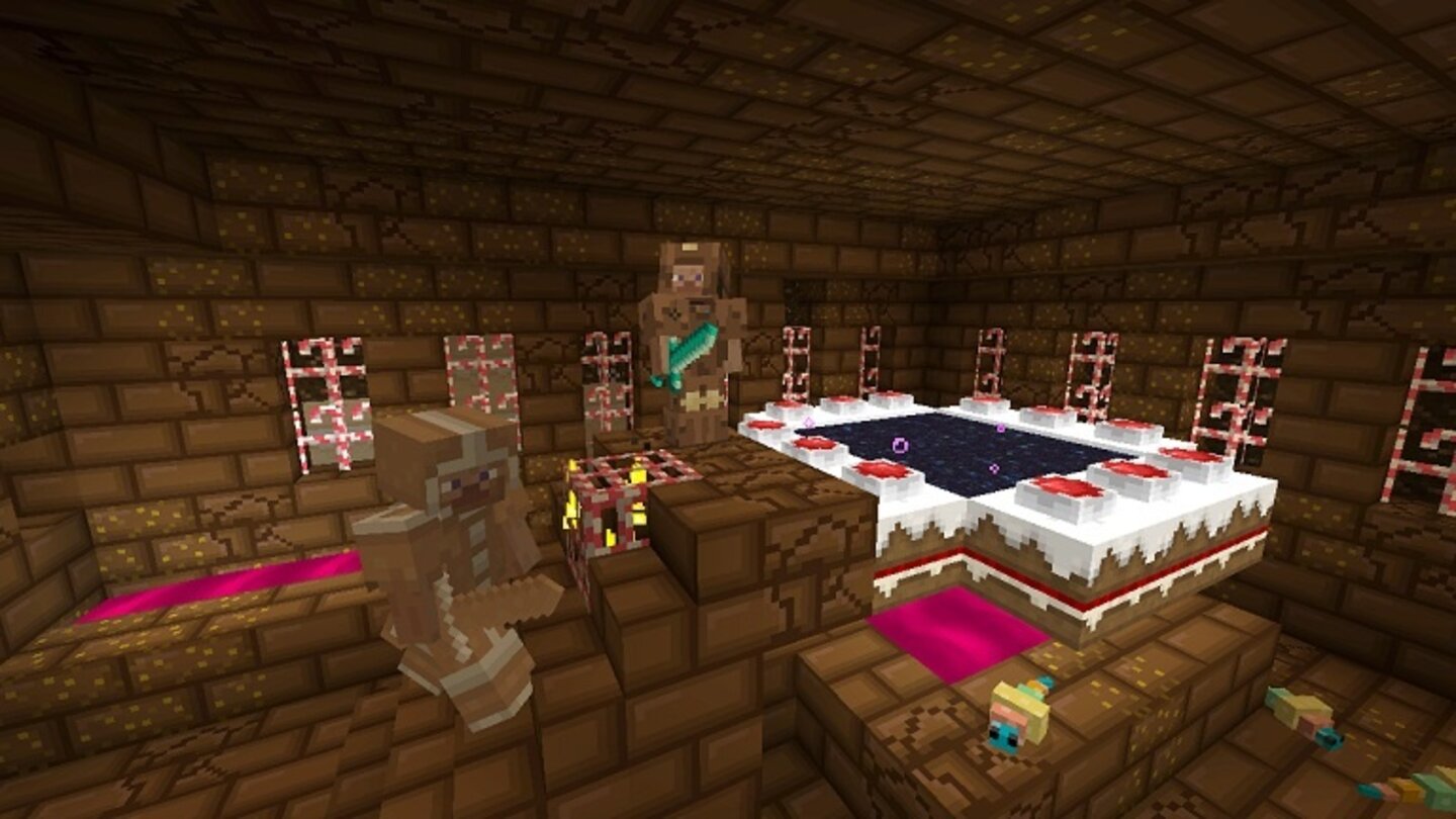 MinecraftScreenshot aus dem DLC »Candy Texture Pack«