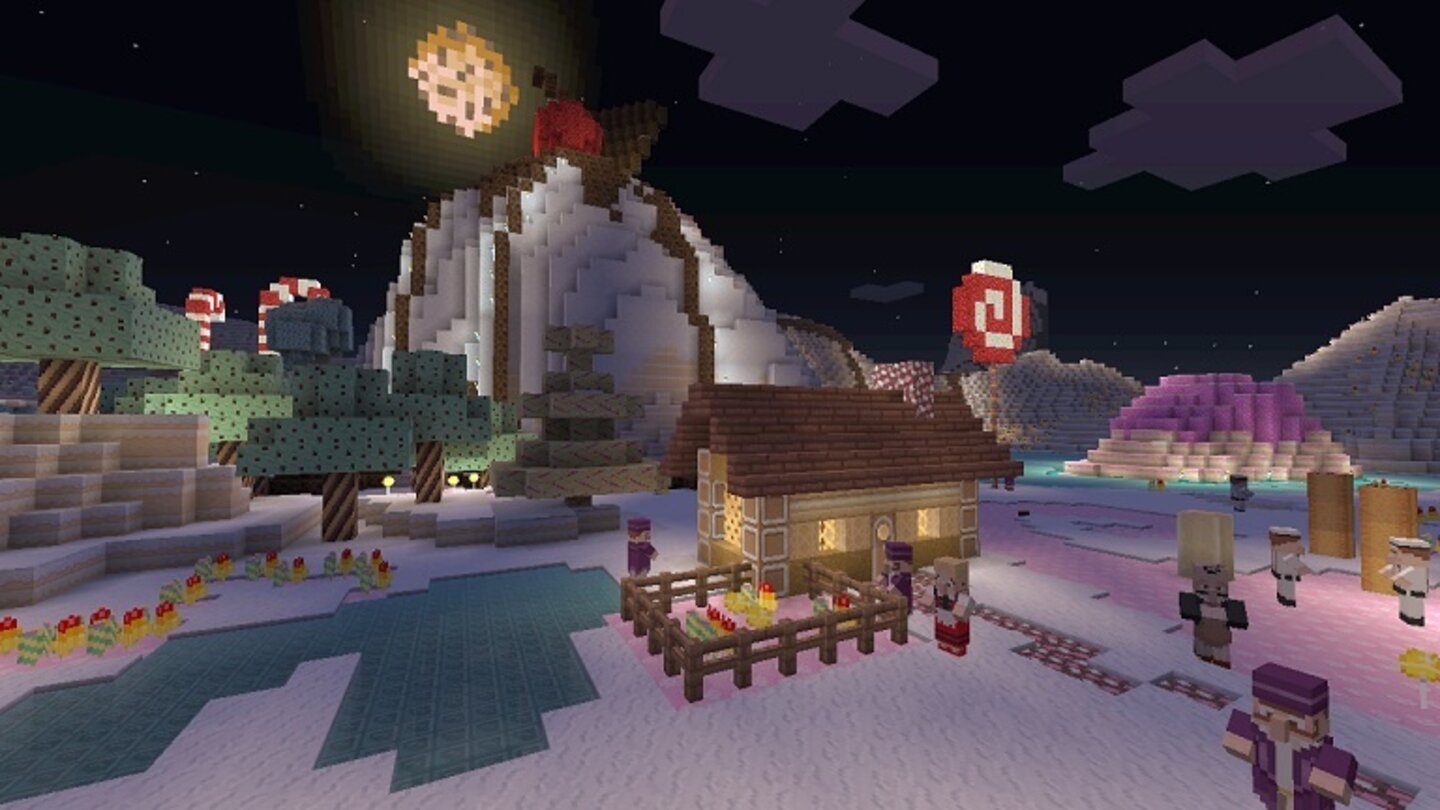 MinecraftScreenshot aus dem DLC »Candy Texture Pack«