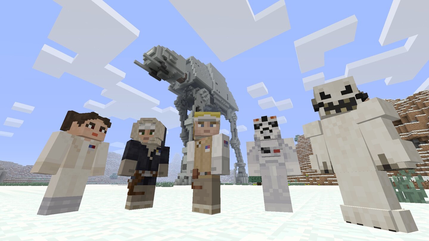 Minecraft
Screenshots von dem »Star Wars Classic Skin Pack«