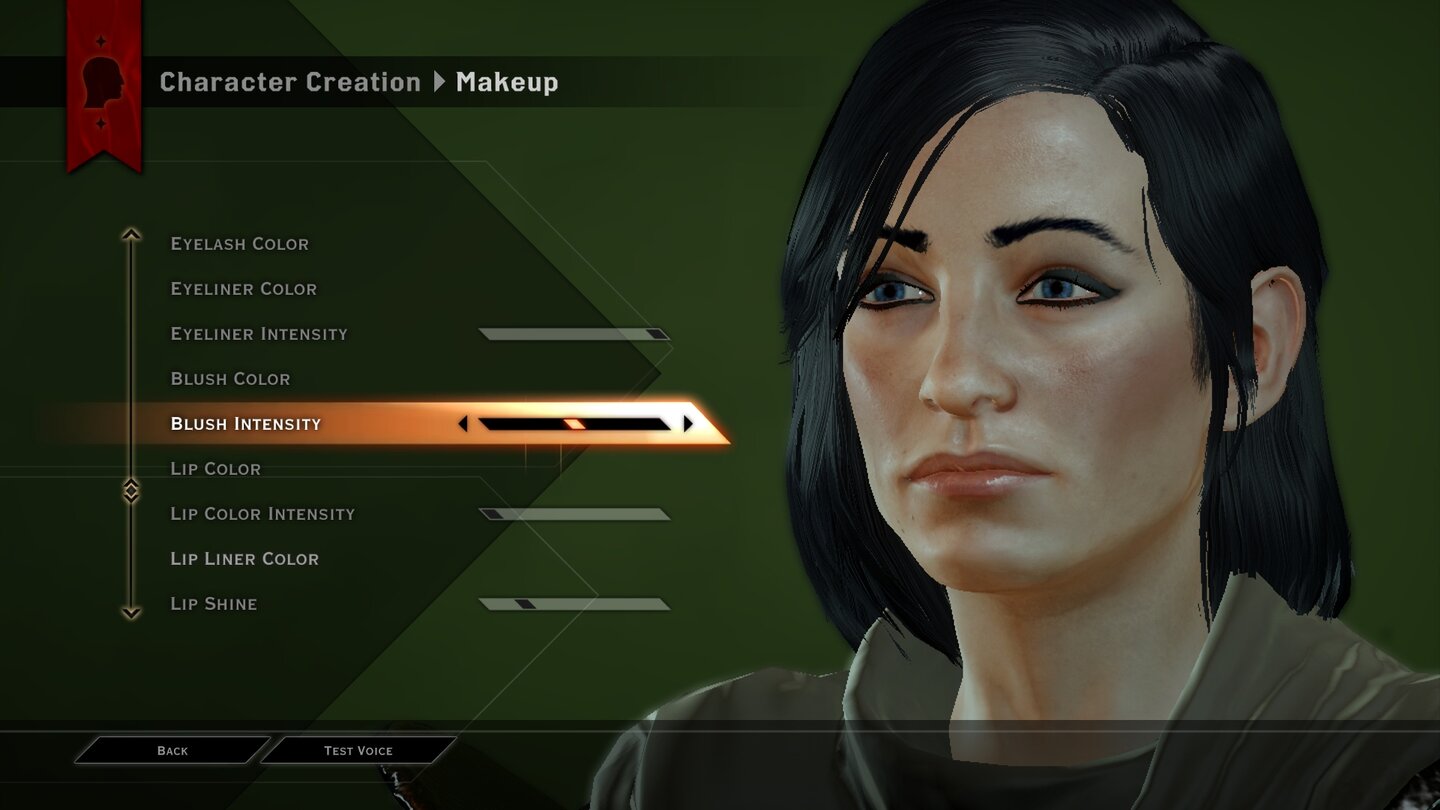 Miranda (Mass Effect 2)In Dragon Age: Inquisition muss man sie sich erst selber basteln. (Schöpfer: Zydrarc)