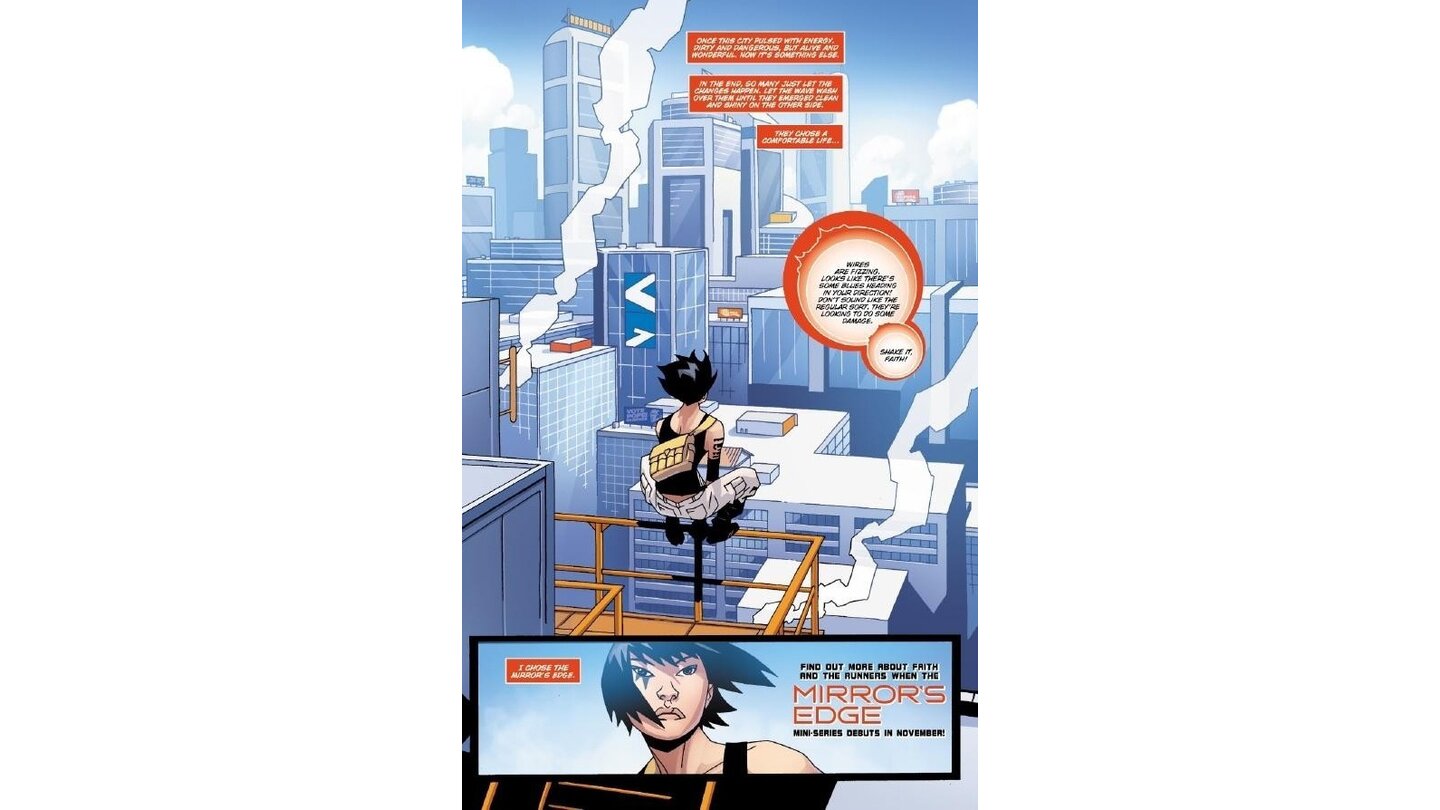Mirror's Edge Comic Promo