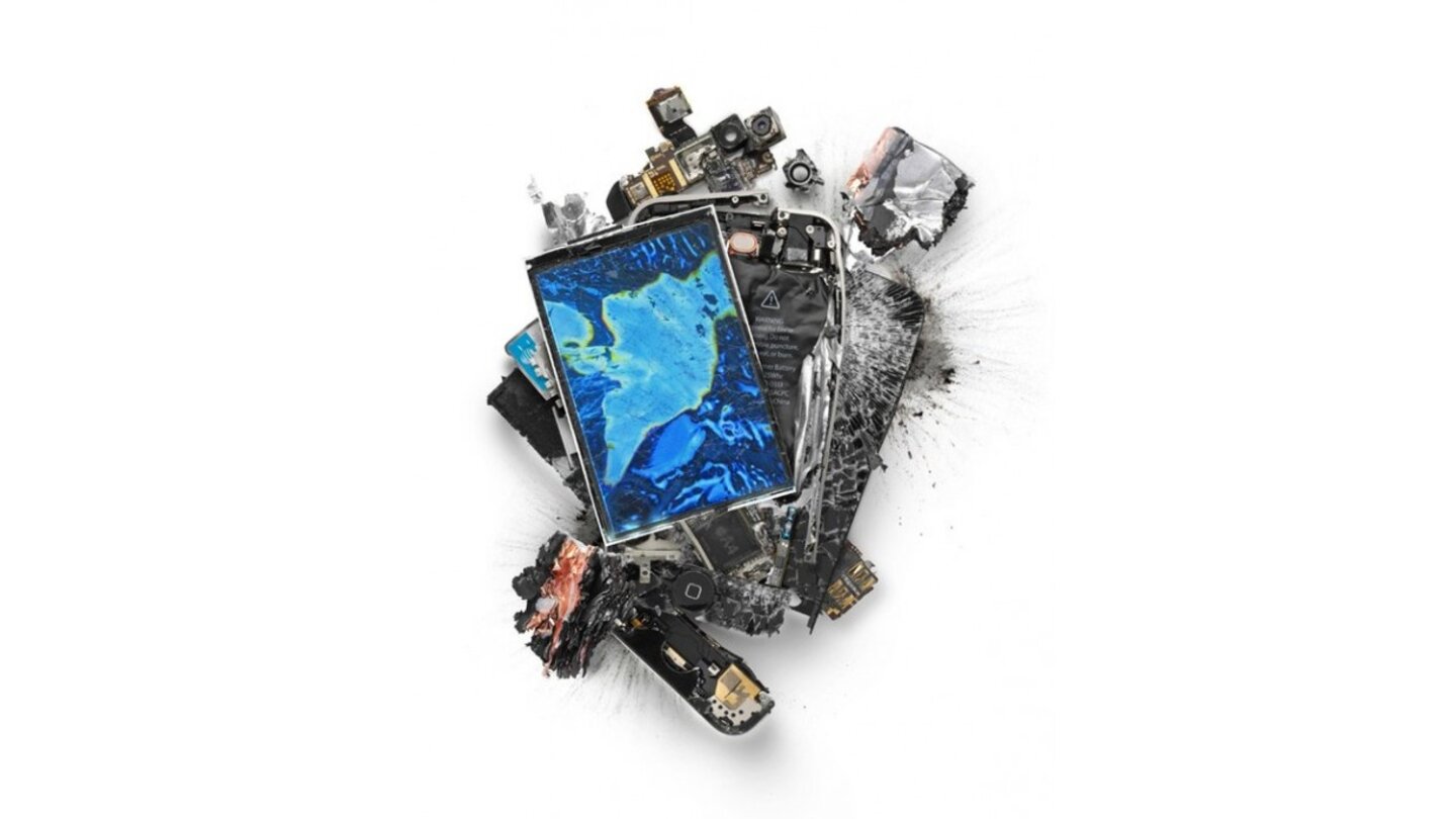 Moderne Kunst Zerstörte Apple Hardware