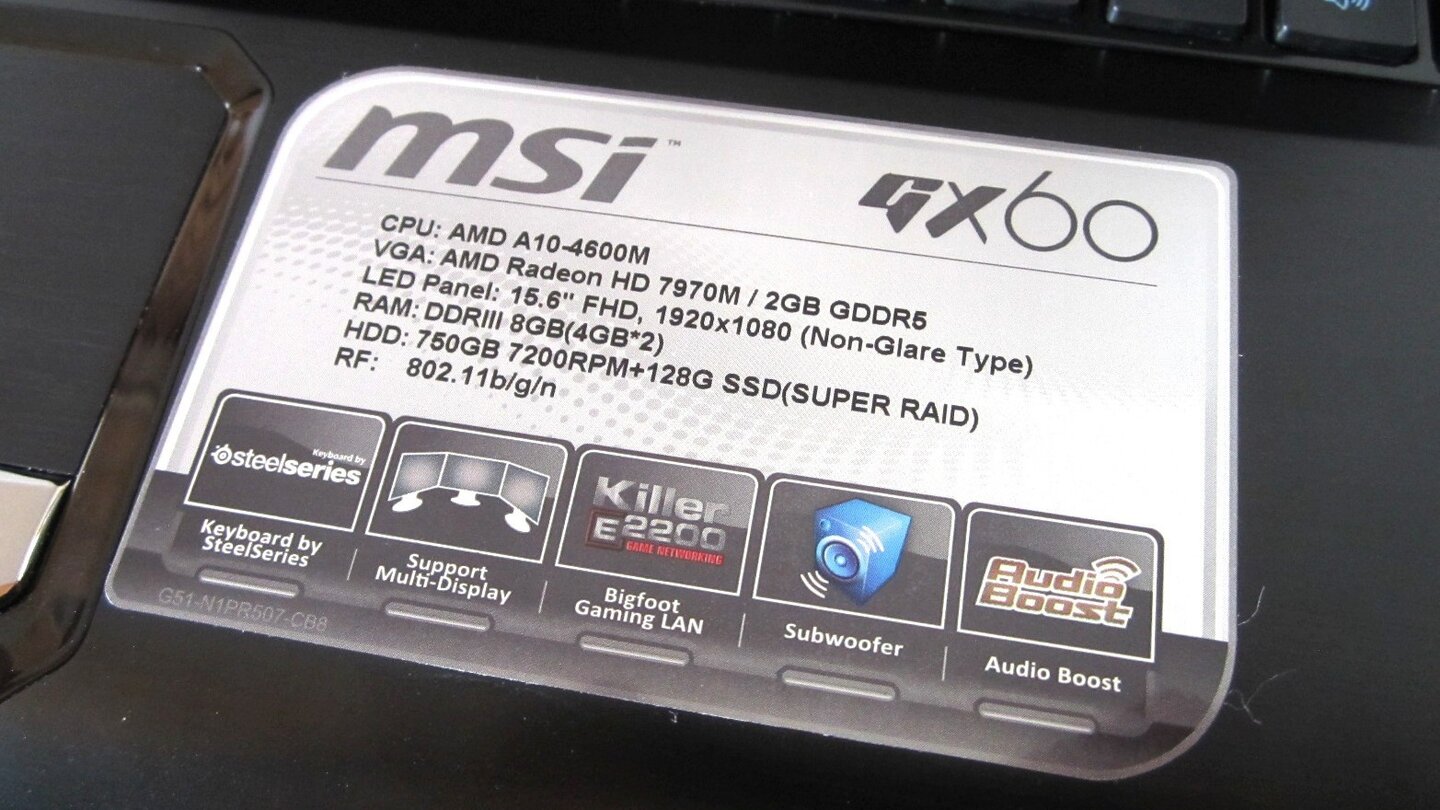 MSI GX60