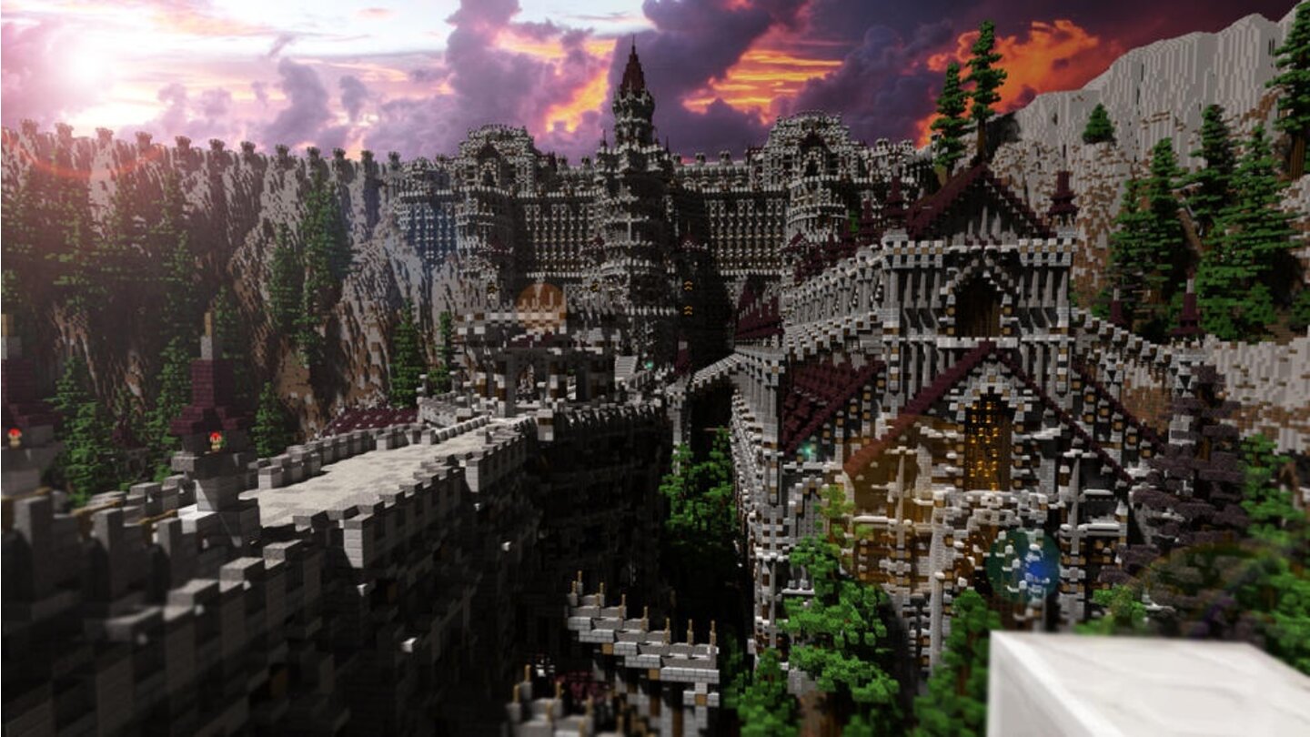 Minecraft - Nachbau von Anor Londo aus Dark Souls