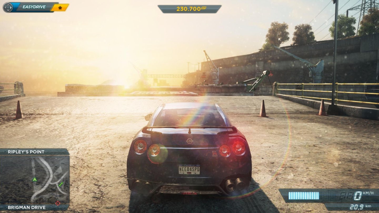 Need for Speed Most Wanted Lichtstreuung Aus