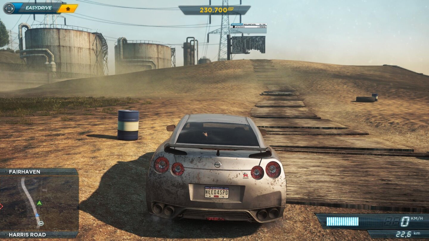 Need for Speed Most Wanted Objektqualitaet Mittel
