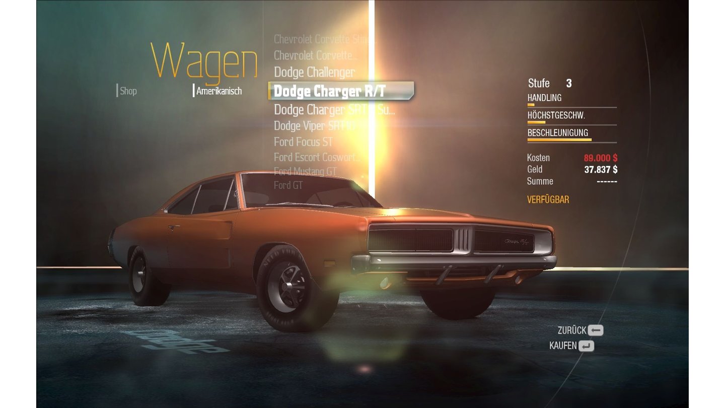 NFS Undercover: Dodge Charger R/T