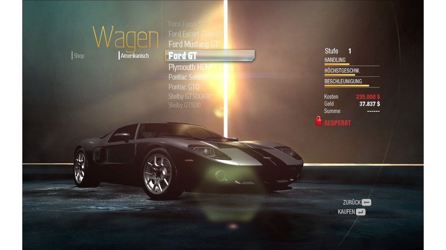 NFS Undercover: Ford GT