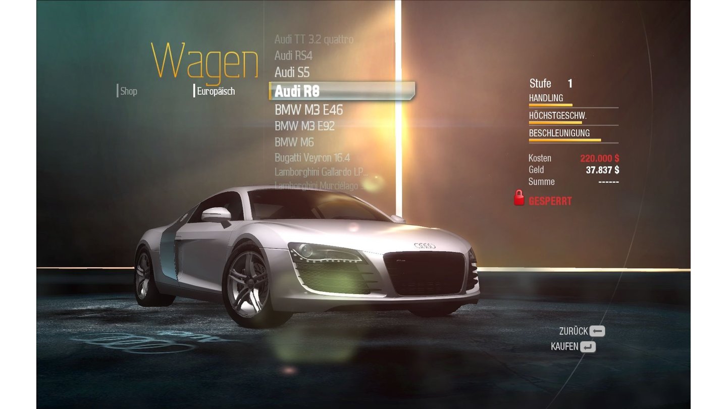 NFS Undercover: Audi R8