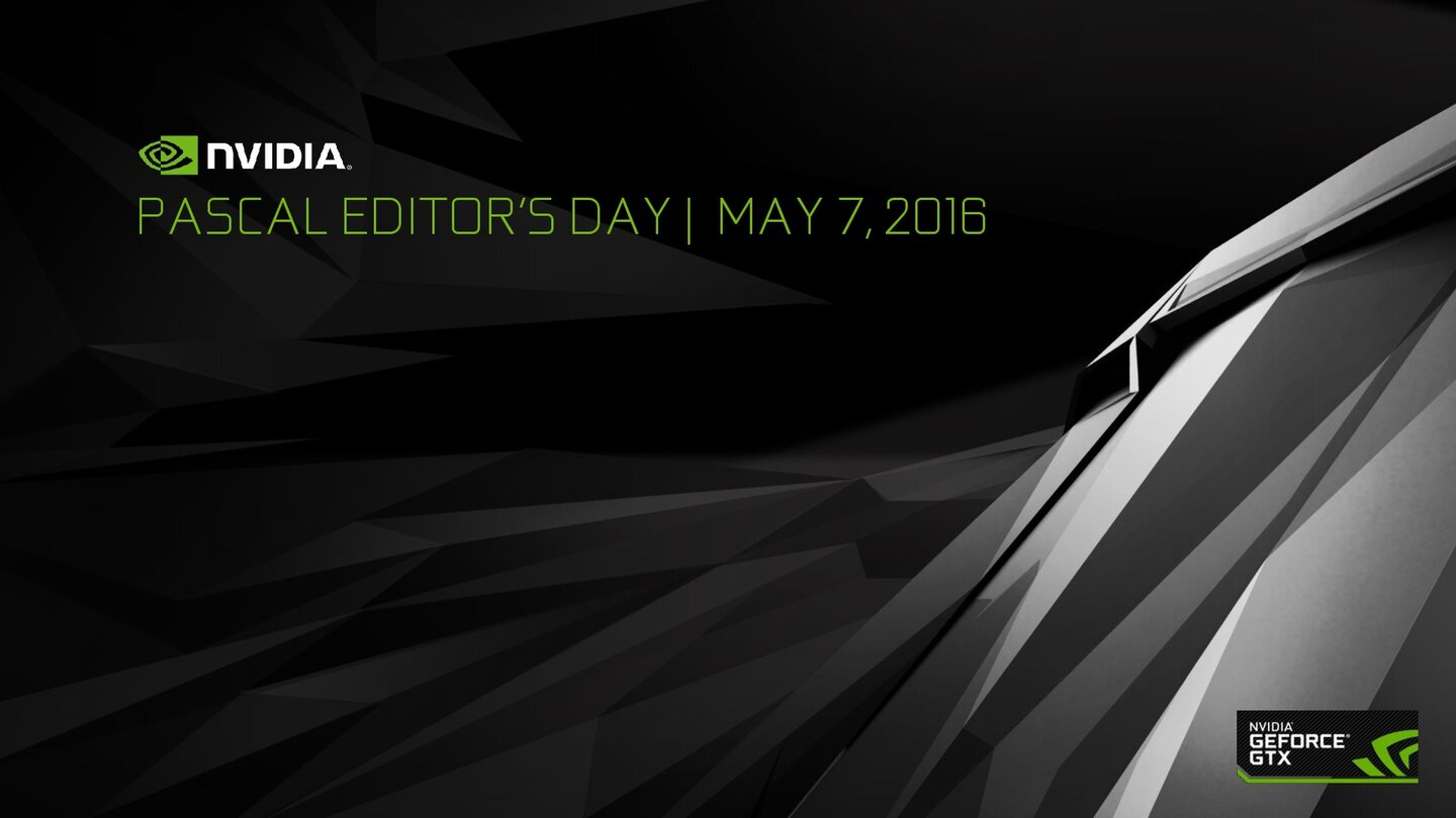 Nvidia Editors Day 2016