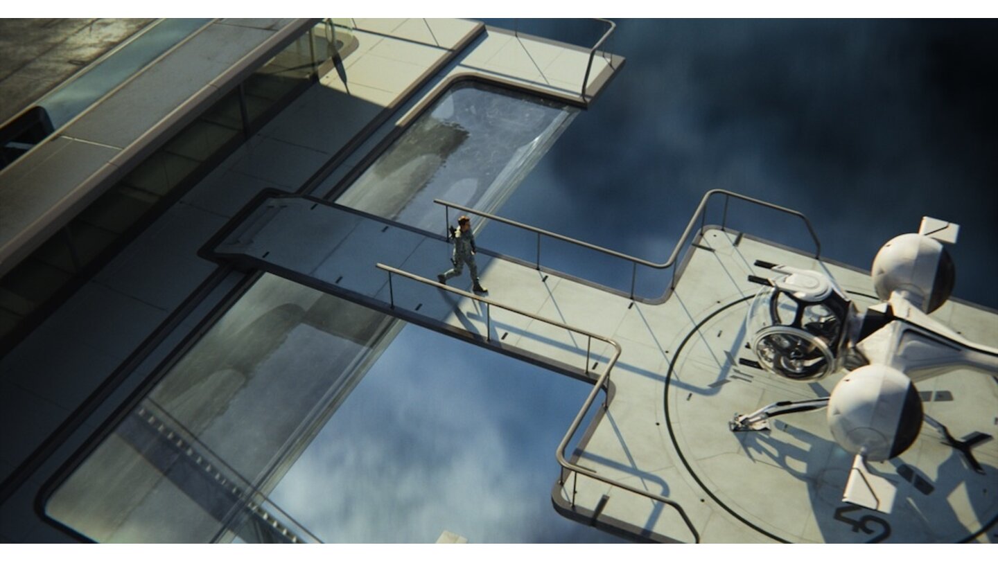 OblivionDie Sets sind meist beeindruckend gestaltet und erfinden eine stimmige Sci-Fi-Welt.