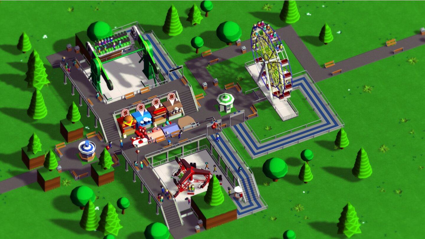 Parkitect - Screenshots aus der Alpha
