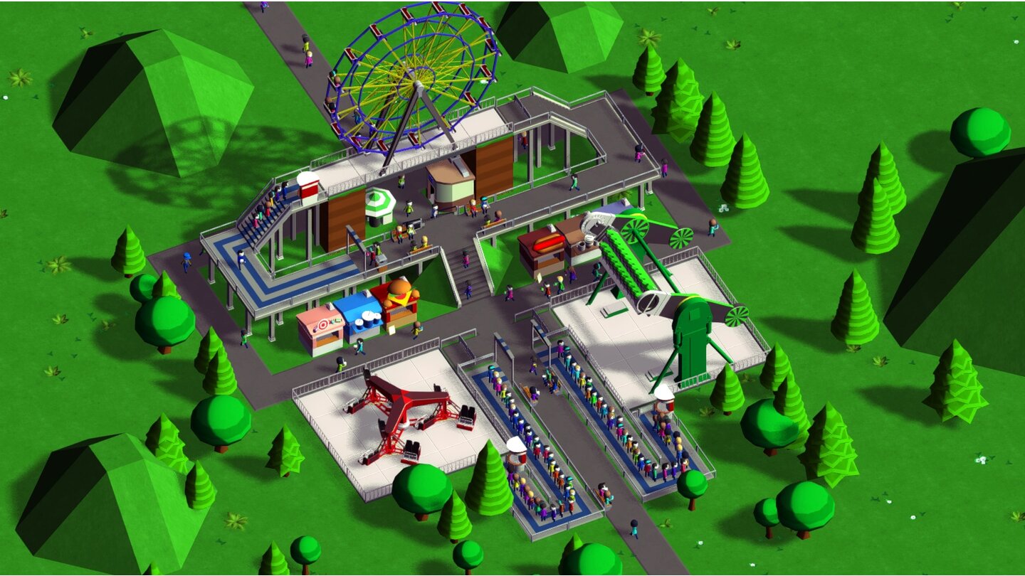 Parkitect - Screenshots aus der Alpha