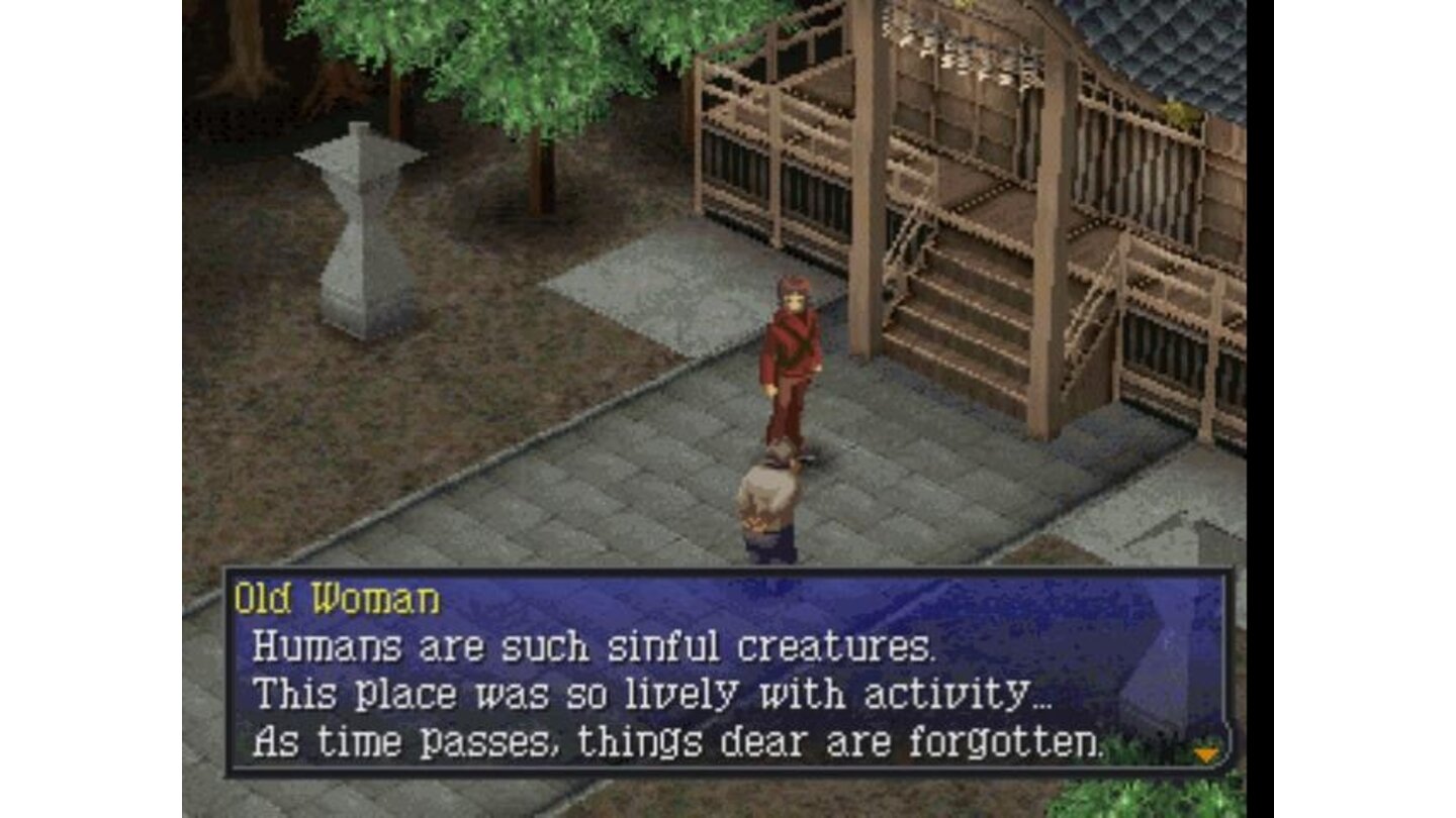 A wise old man is a typical figure of Megaten games