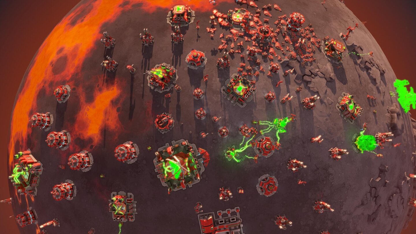 Planetary Annihilation - Screenshots aus dem Singleplayer-Modus »Galactic War«