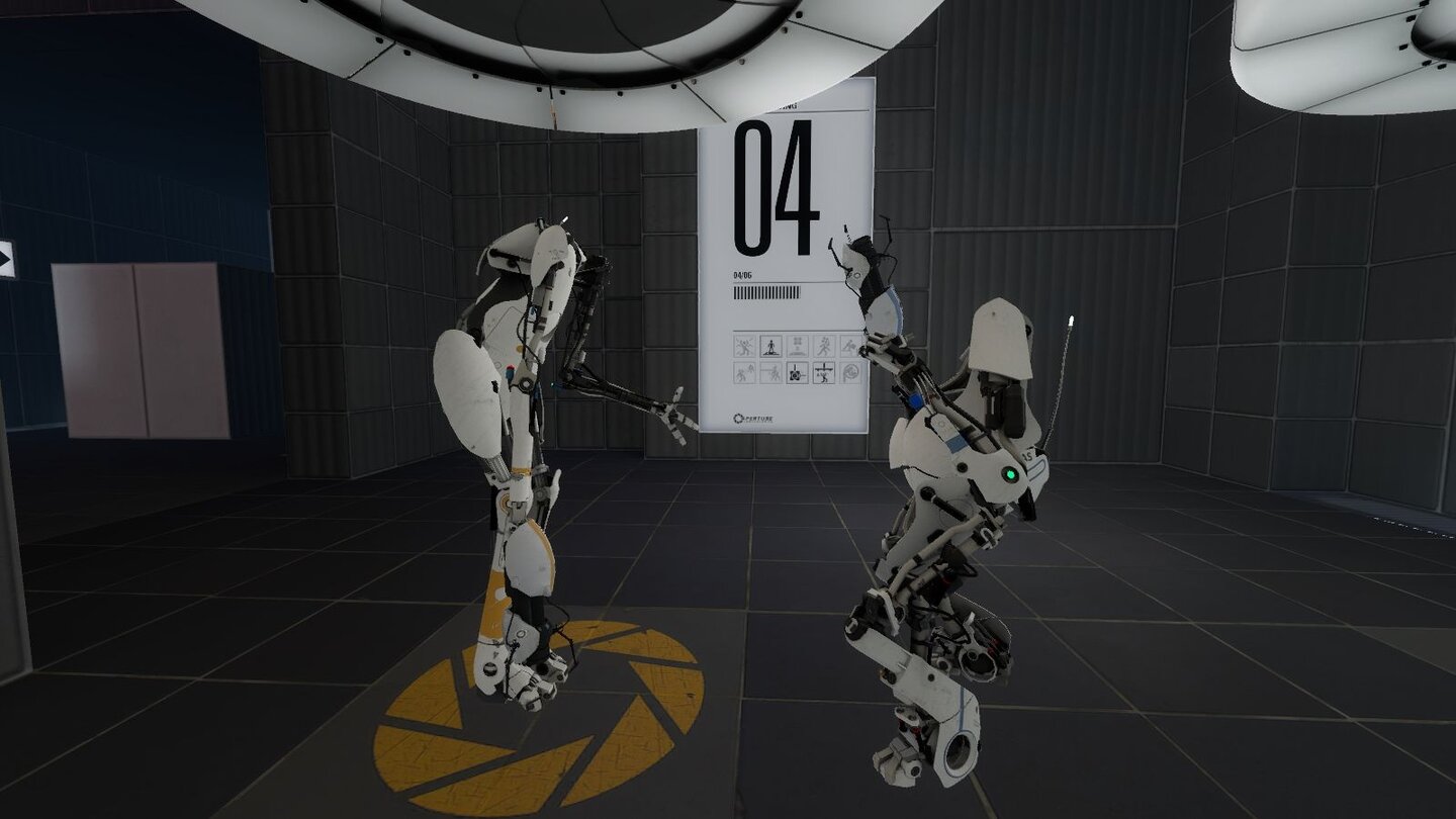 Portal 2Screenshots aus dem Koop-Modus