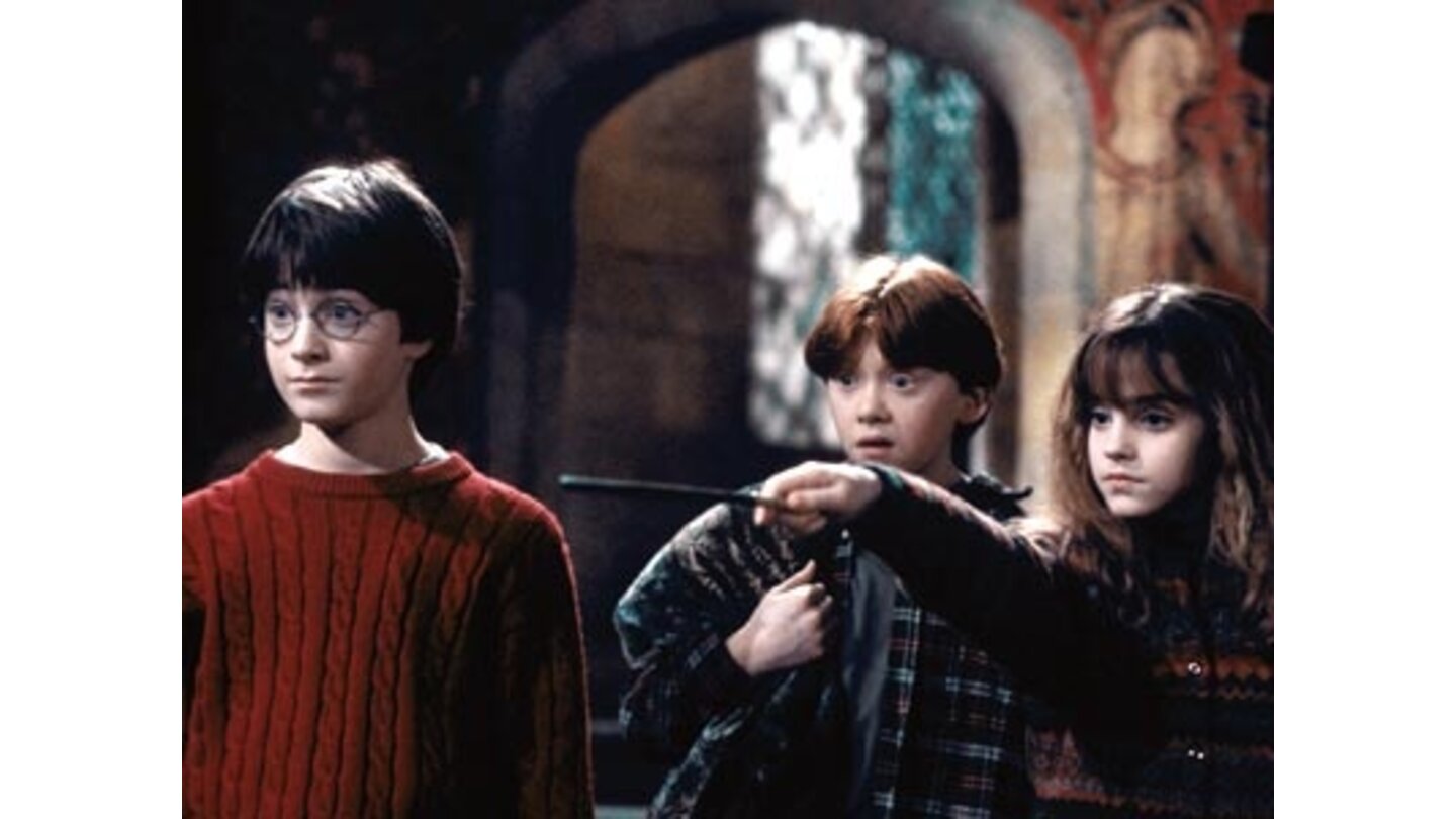 Harry Potter und die Heiligtümer des Todes - Teil 1So fing alles an: die drei kleinen Zauberer im ersten Harry-Potter-Film von 2001.