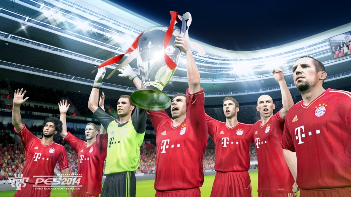 Pro Evolution Soccer 2014
Spielbar: ja - Stand: Konami, Halle 5.2, A032, B033