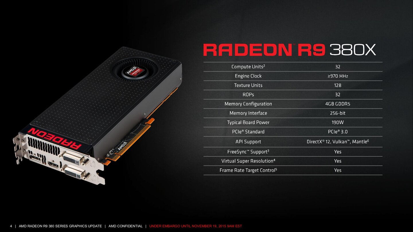 Radeon R9 380X – Herstellerpräsentation