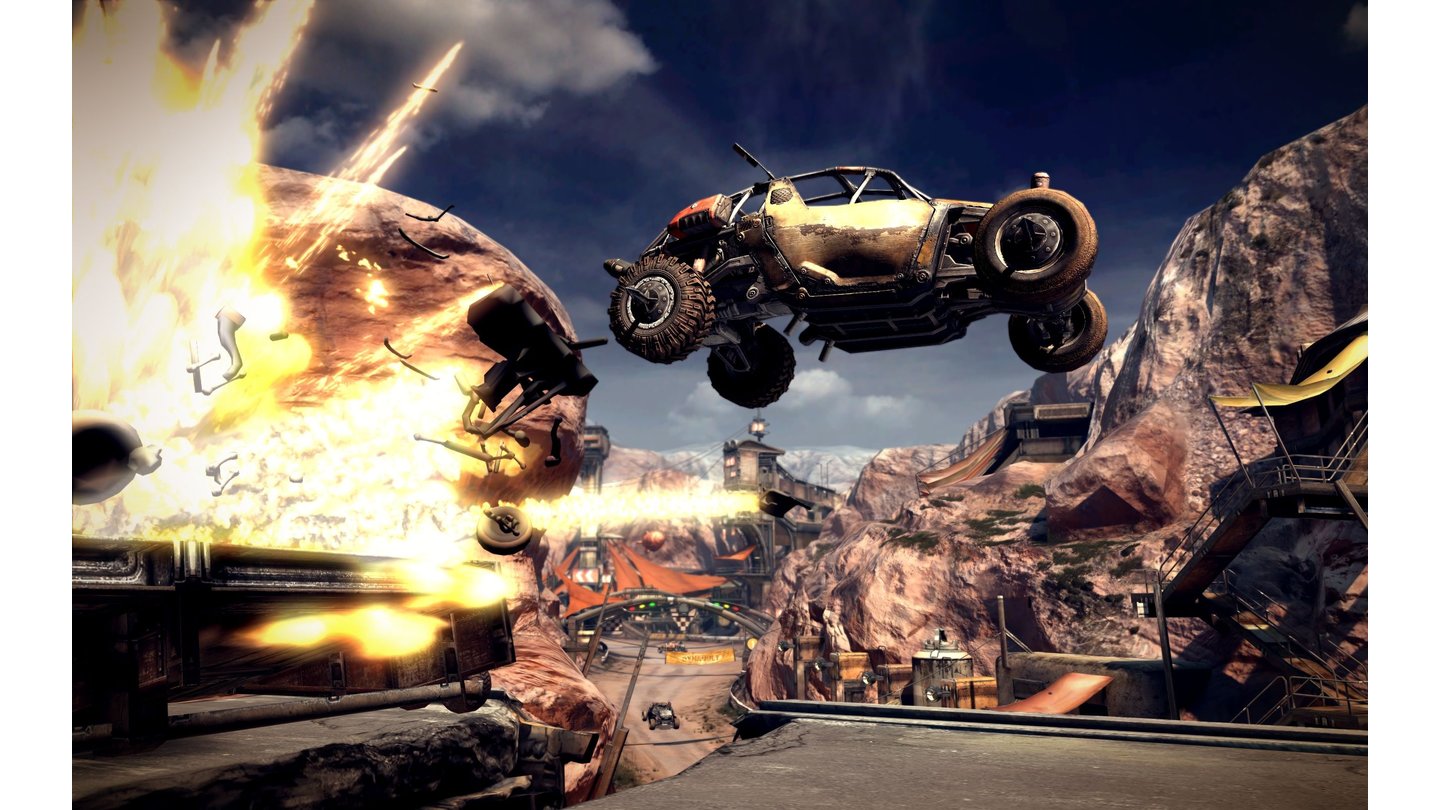 Rage - E3-Screenshots: Car Jump