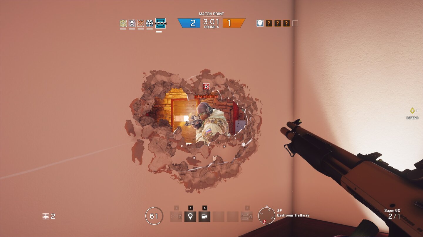 Rainbow Six: Siege...und dann den richtigen Riecher gehabt: Ein Sniper hat sich hier versteckt!