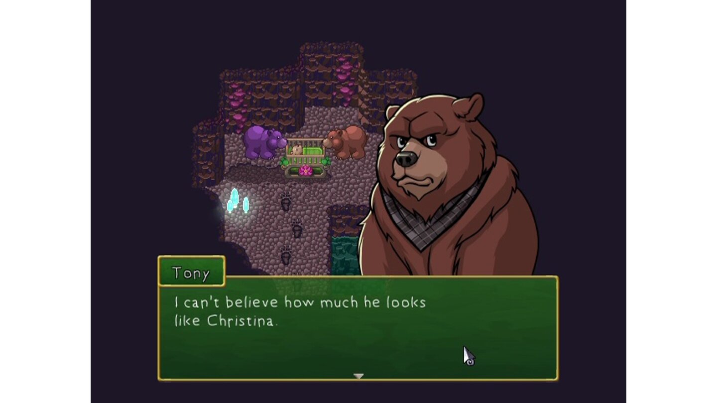 Die Geschichten der Charaktere berühren uns - hier erfahren wir mehr über Tony den Bären und seine Familie.