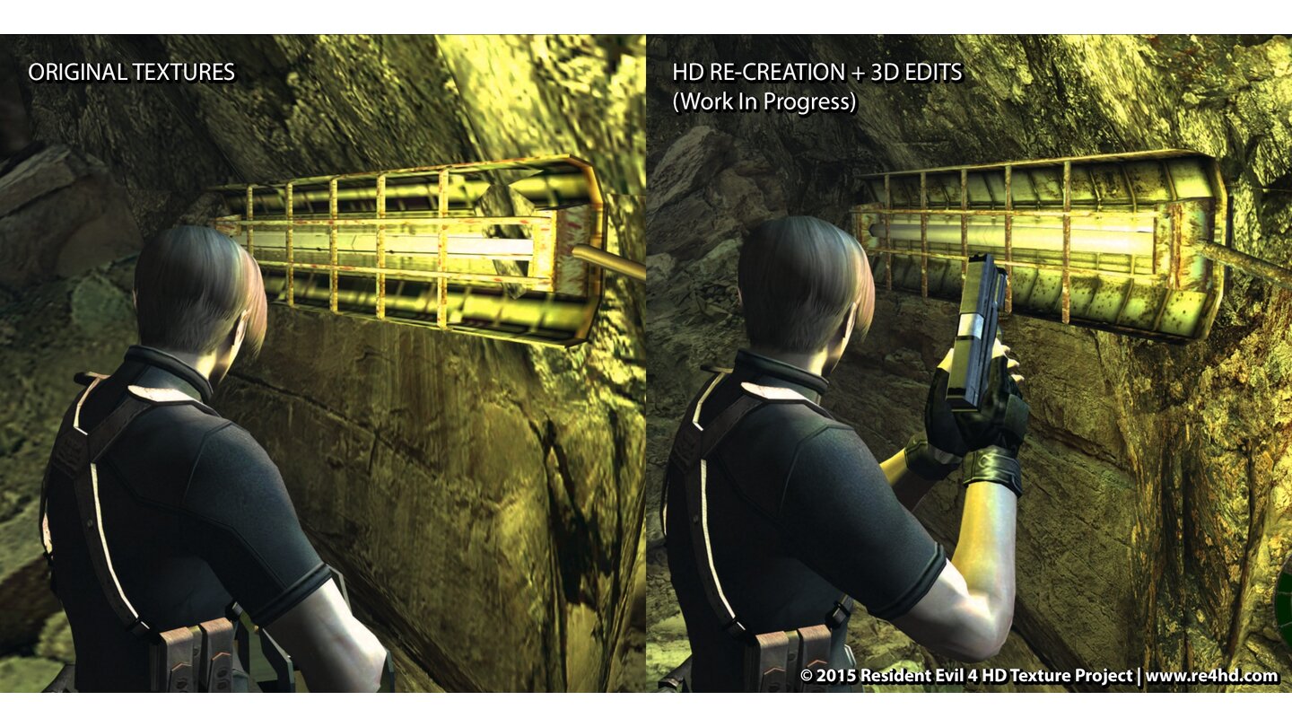 Resident Evil 4 - Screenshots aus der Mod RE4 HD Project