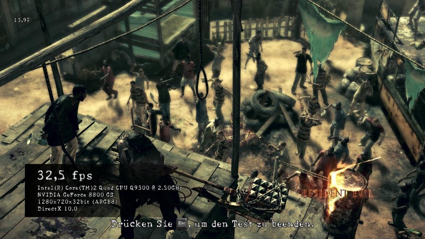 Resident Evil 5 - DX10 Benchmark PC