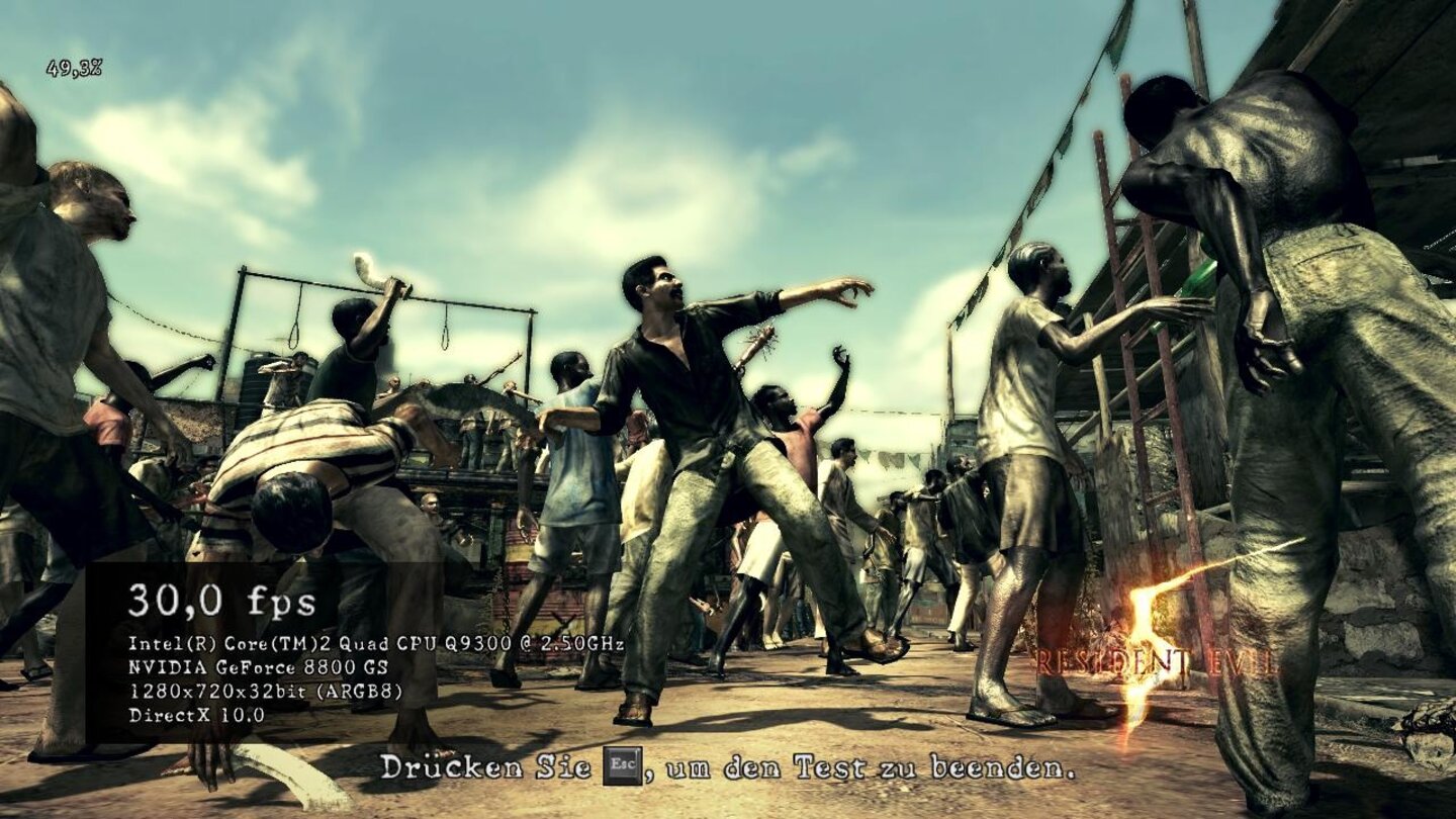 Resident Evil 5 - DX10 Benchmark PC