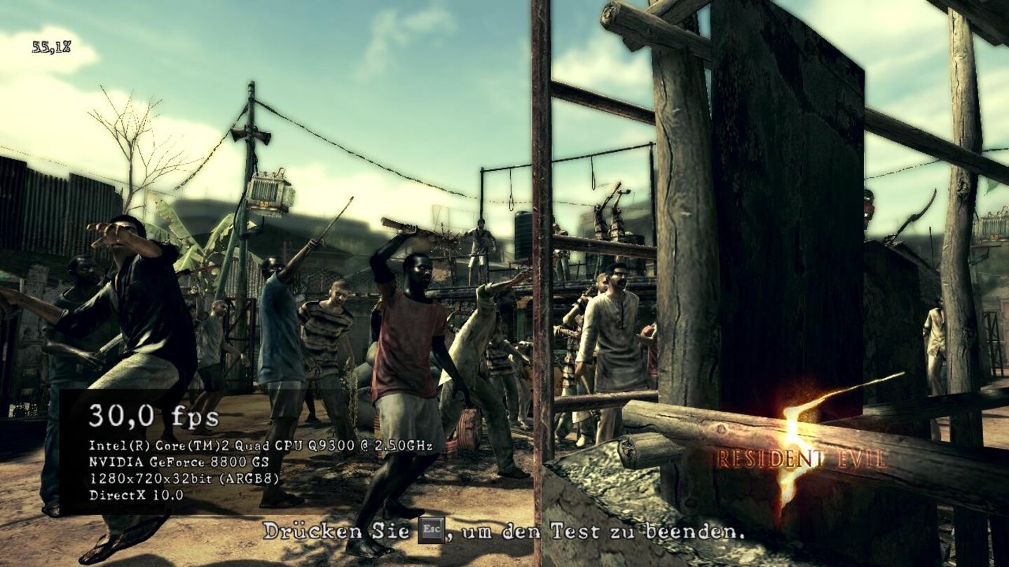 Resident Evil 5 - DX10 Benchmark PC