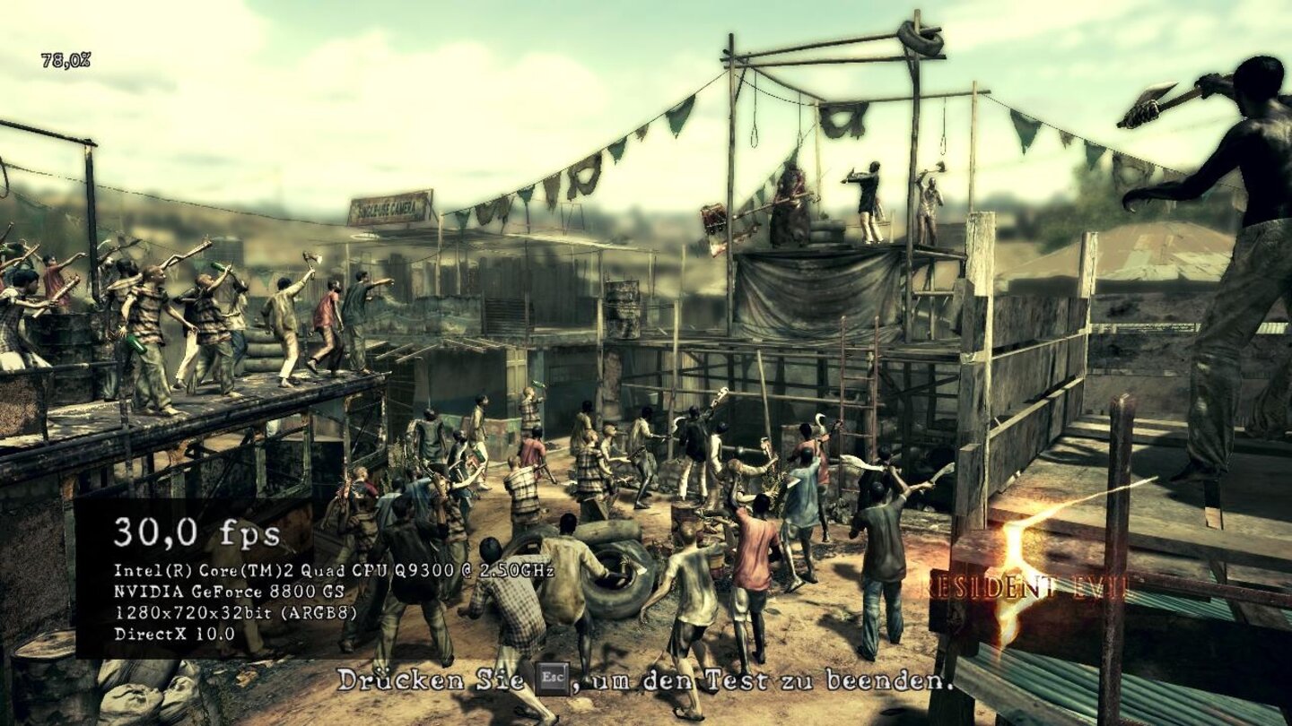 Resident Evil 5 - DX10 Benchmark PC