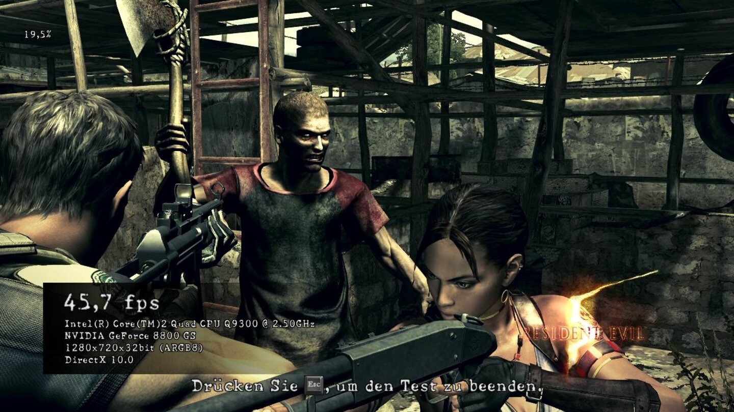 Resident Evil 5 - DX10 Benchmark PC