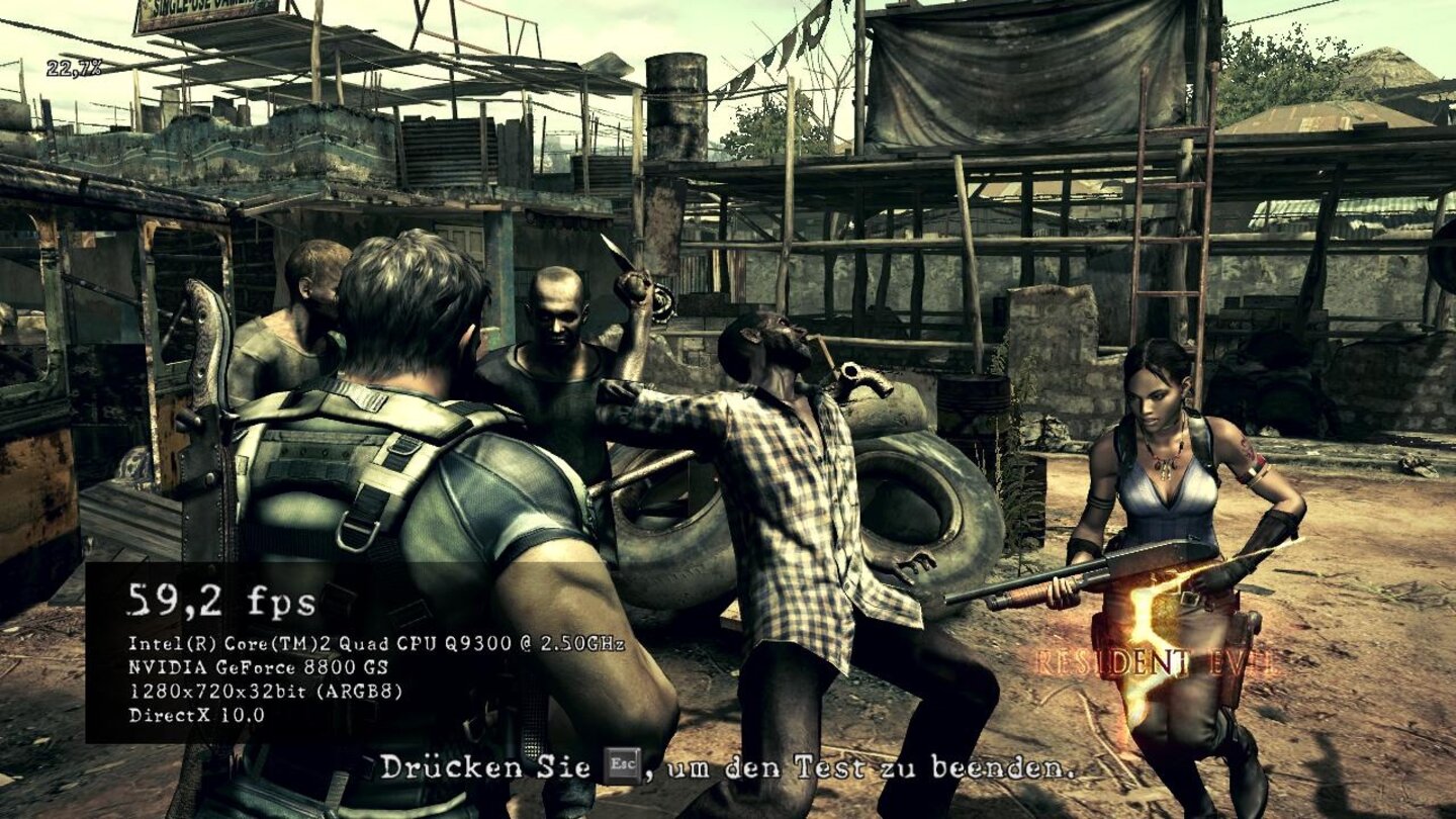 Resident Evil 5 - DX10 Benchmark PC