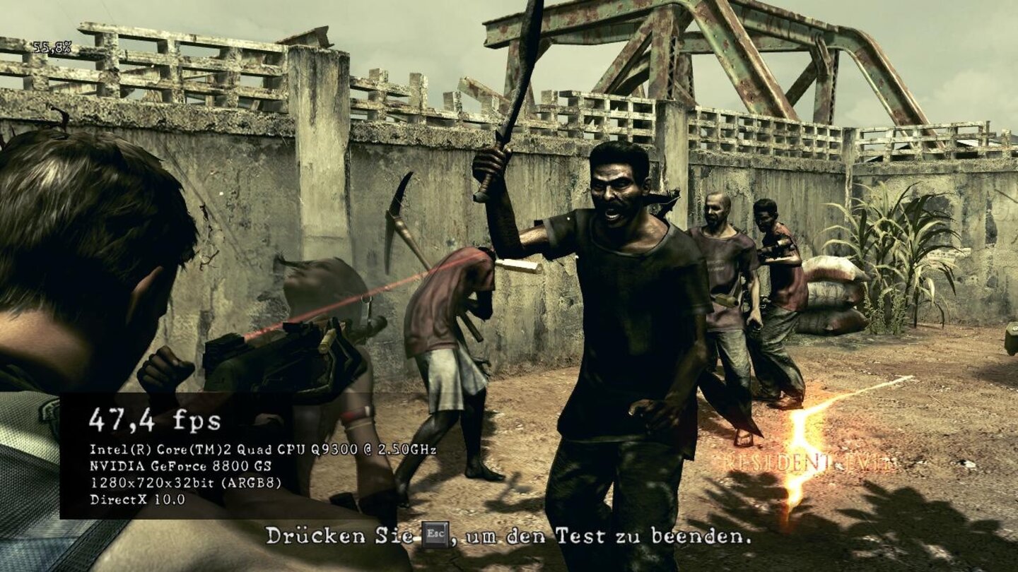 Resident Evil 5 - DX10 Benchmark PC