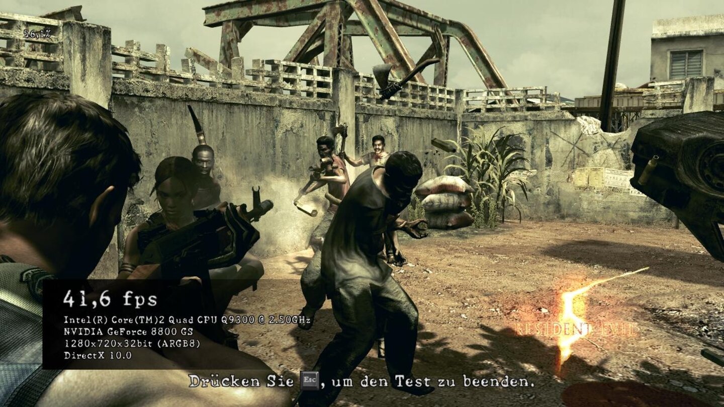 Resident Evil 5 - DX10 Benchmark PC