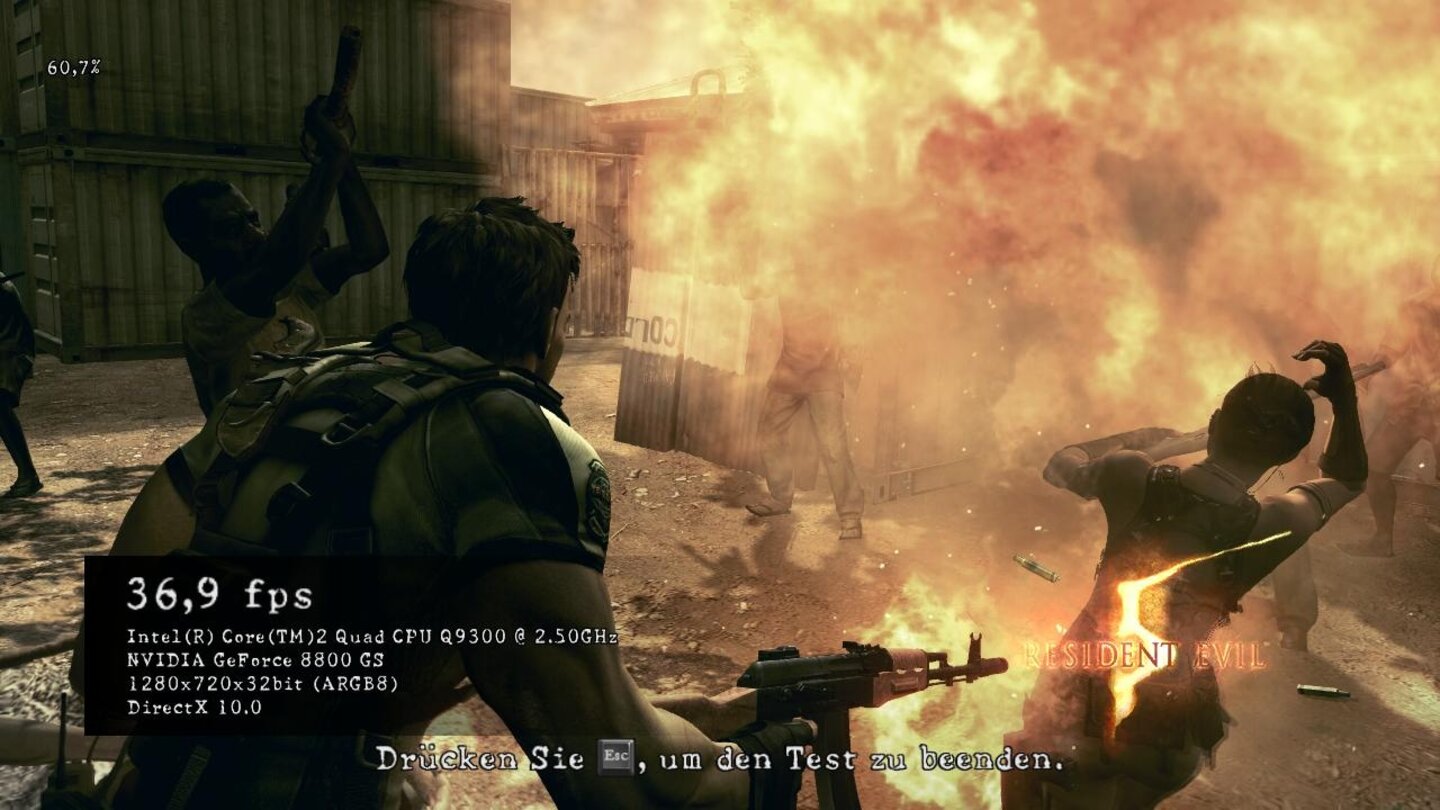 Resident Evil 5 - DX10 Benchmark PC