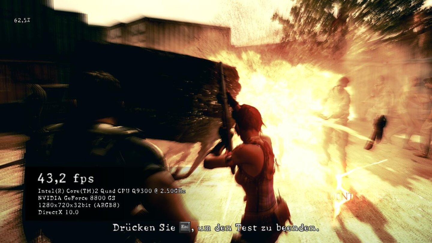 Resident Evil 5 - DX10 Benchmark PC