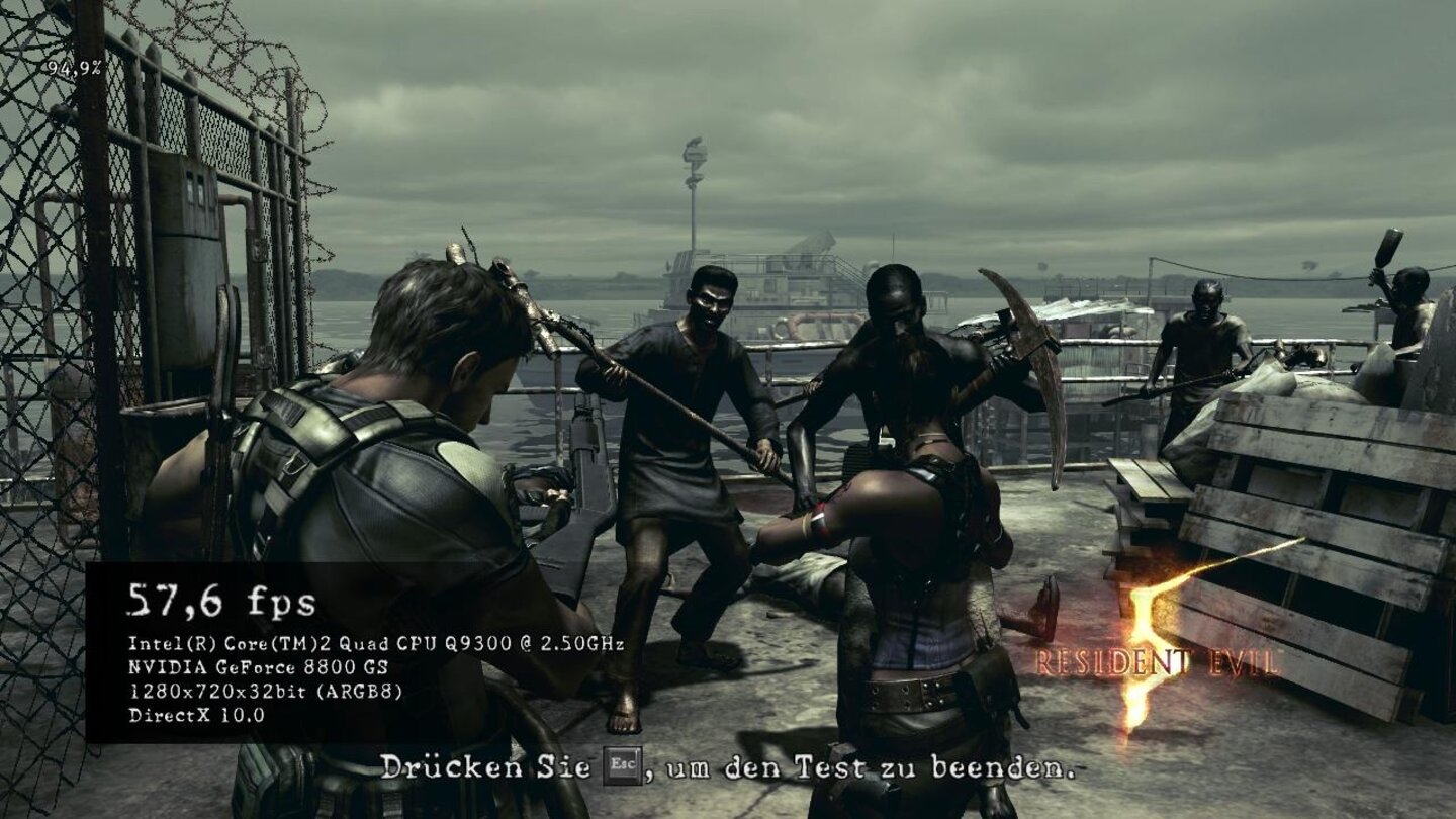 Resident Evil 5 - DX10 Benchmark PC