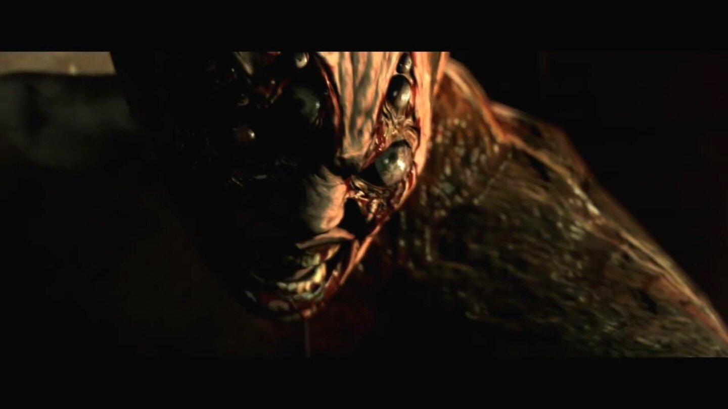 Resident Evil 6 – Trailer-AnalyseNeben bewaffneten Feinden trifft Chris natürlich auch auf mutierte Zombie-Gestalten. Ob diesmal T-, G- oder Las-Plagas-Virus schuld an der Misere sind, ist noch unklar.