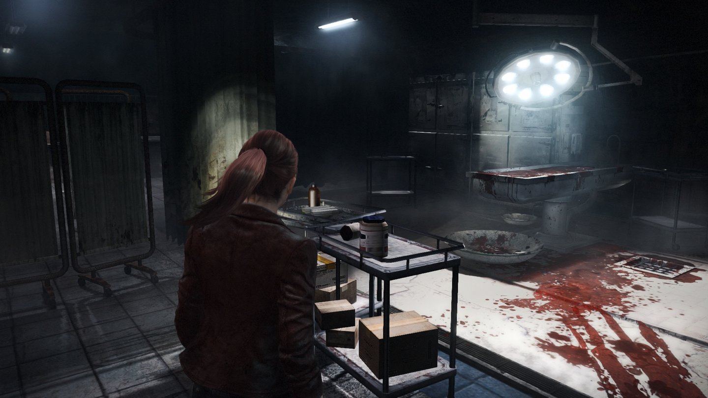 Resident Evil: Revelations 2Modrige Gefängniszellen und blutbesudelte Krankenstationen. Wirklich gemütlich wirkt keiner der Schauplätze.