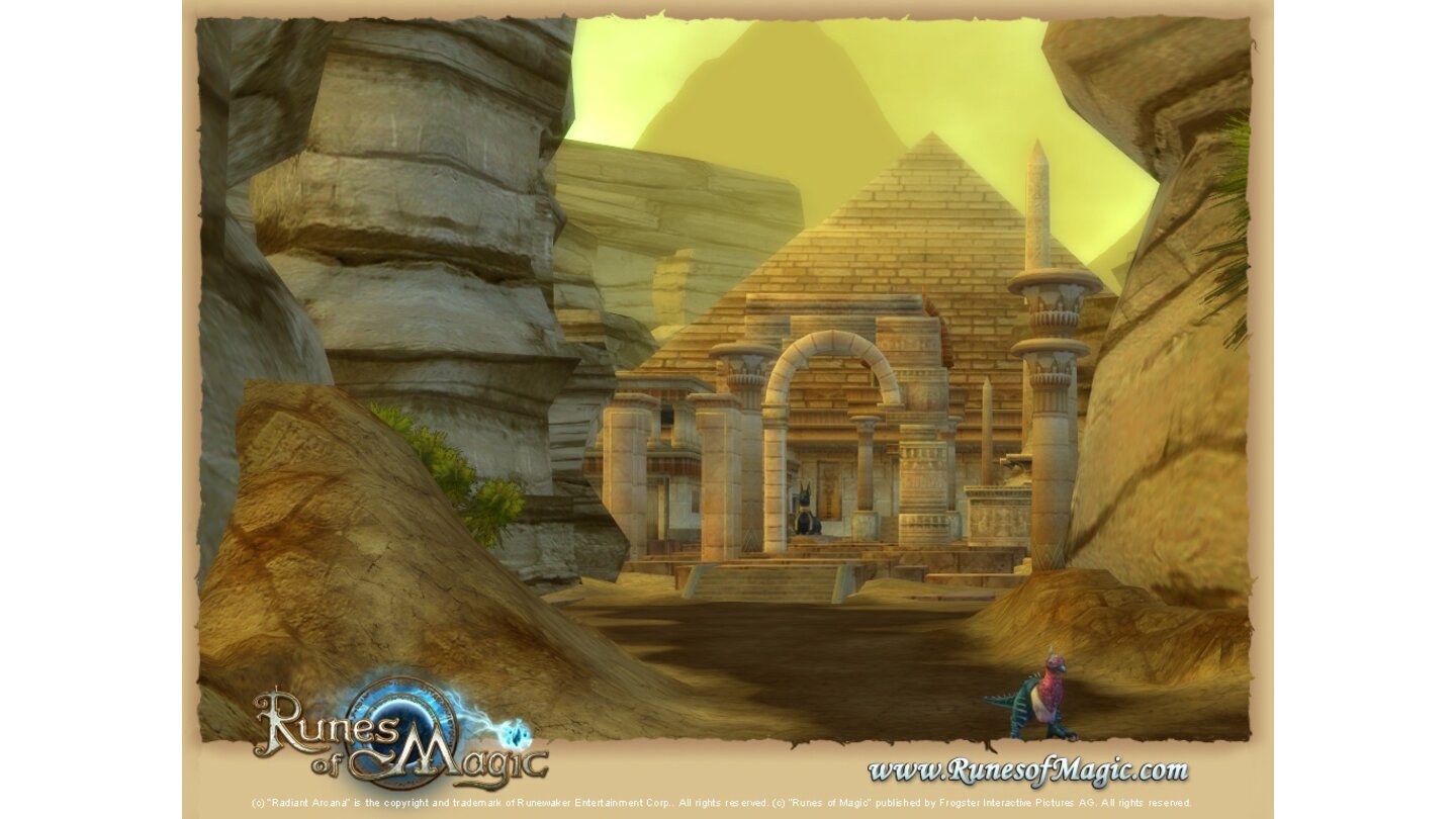 Runes of MagicScreenshot von der Wüste Limo