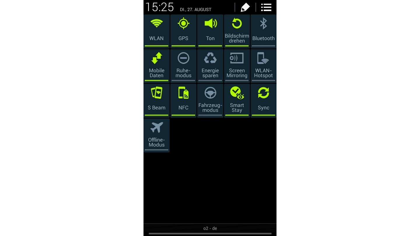 Samsung Galaxy S4 Mini Screenshot