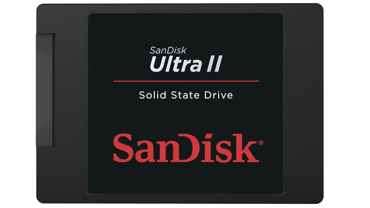 Mit einer Lesegeschwindigkeit von 550 MBits/Sekunde bleibt die SanDisk Ultra II nicht hinter der Konkurrenz zurück.