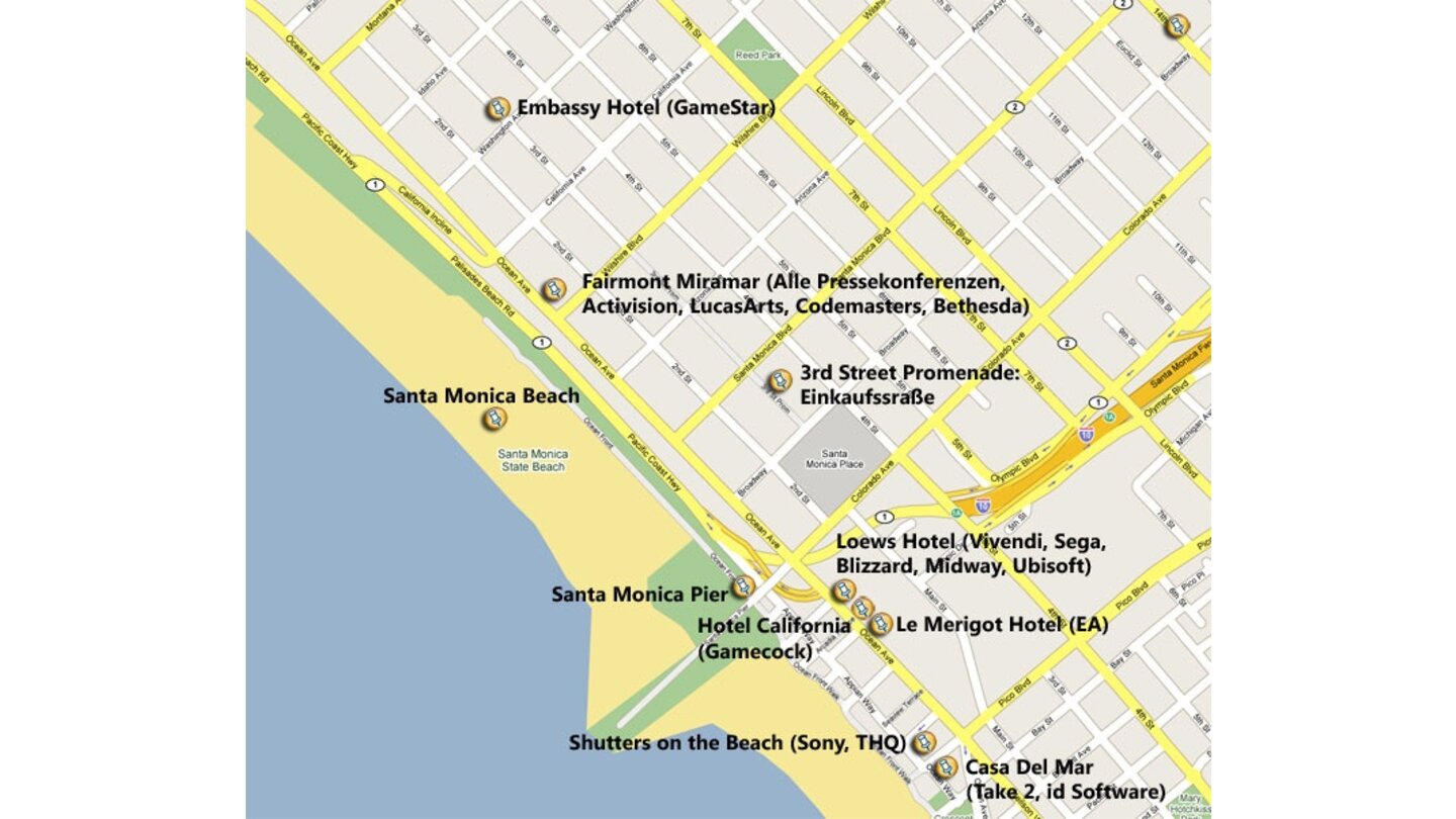 Santa Monica - Map Neu