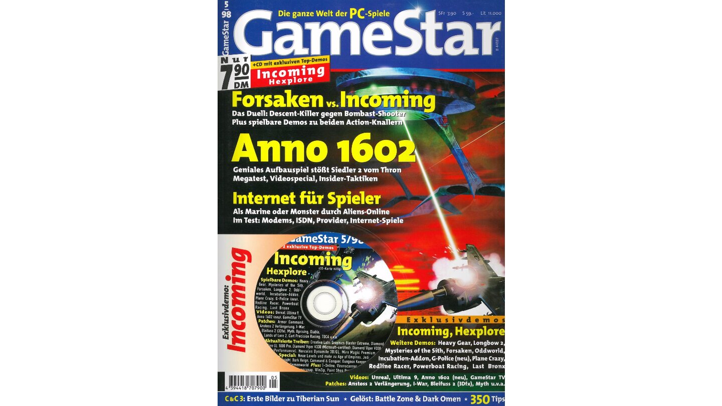 1998: Irgendwelche Raumschiffe im Enterprise-Look beschießen irgendwas. Dabei waren Forsaken und Incoming eigentlich sehr hübsch.