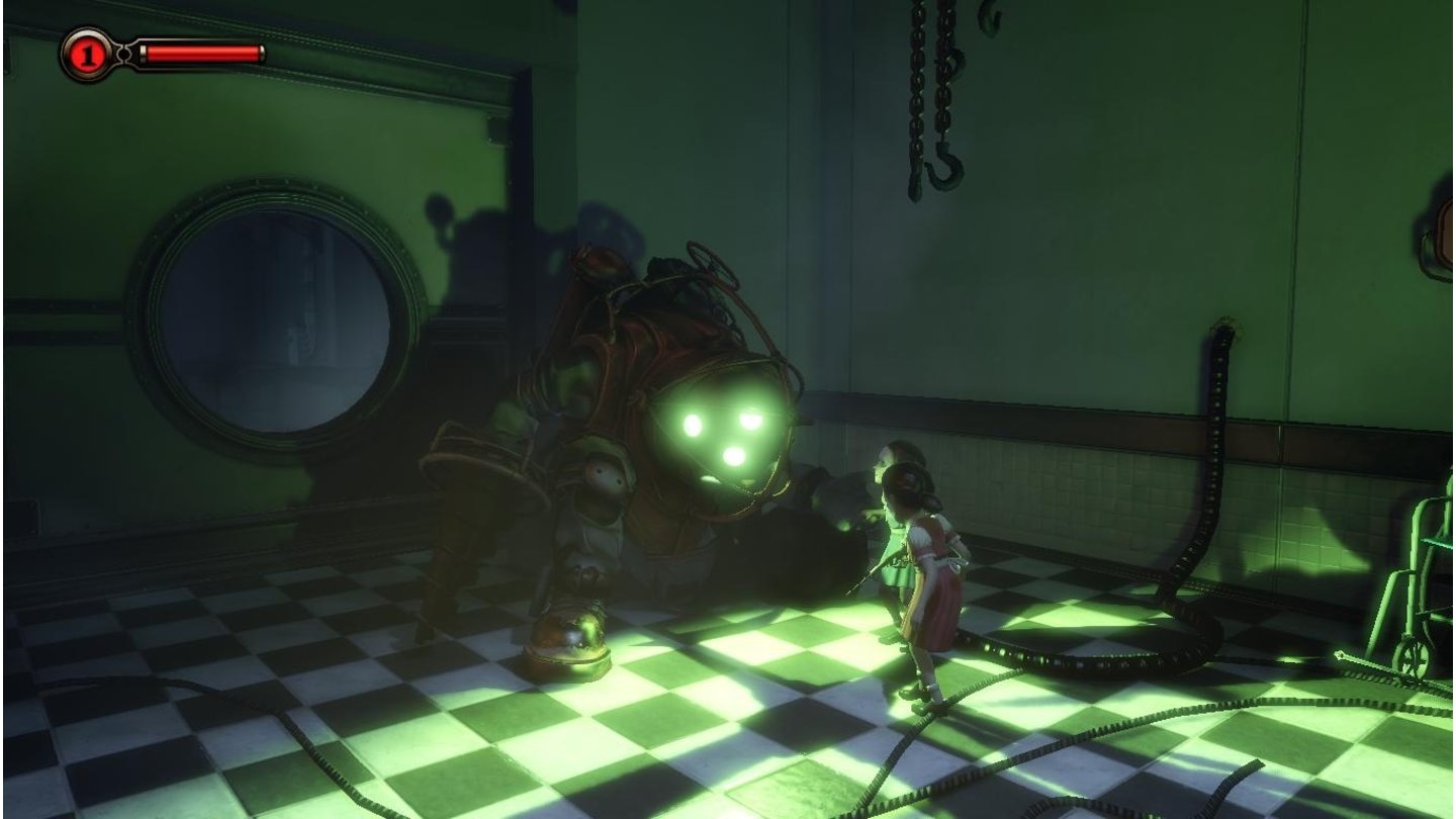 BioShock Infinite - Burial at Sea Episode 2Die verbesserten Lichteffekte lassen Rapture stimmungsvoller aussehen, denn je.