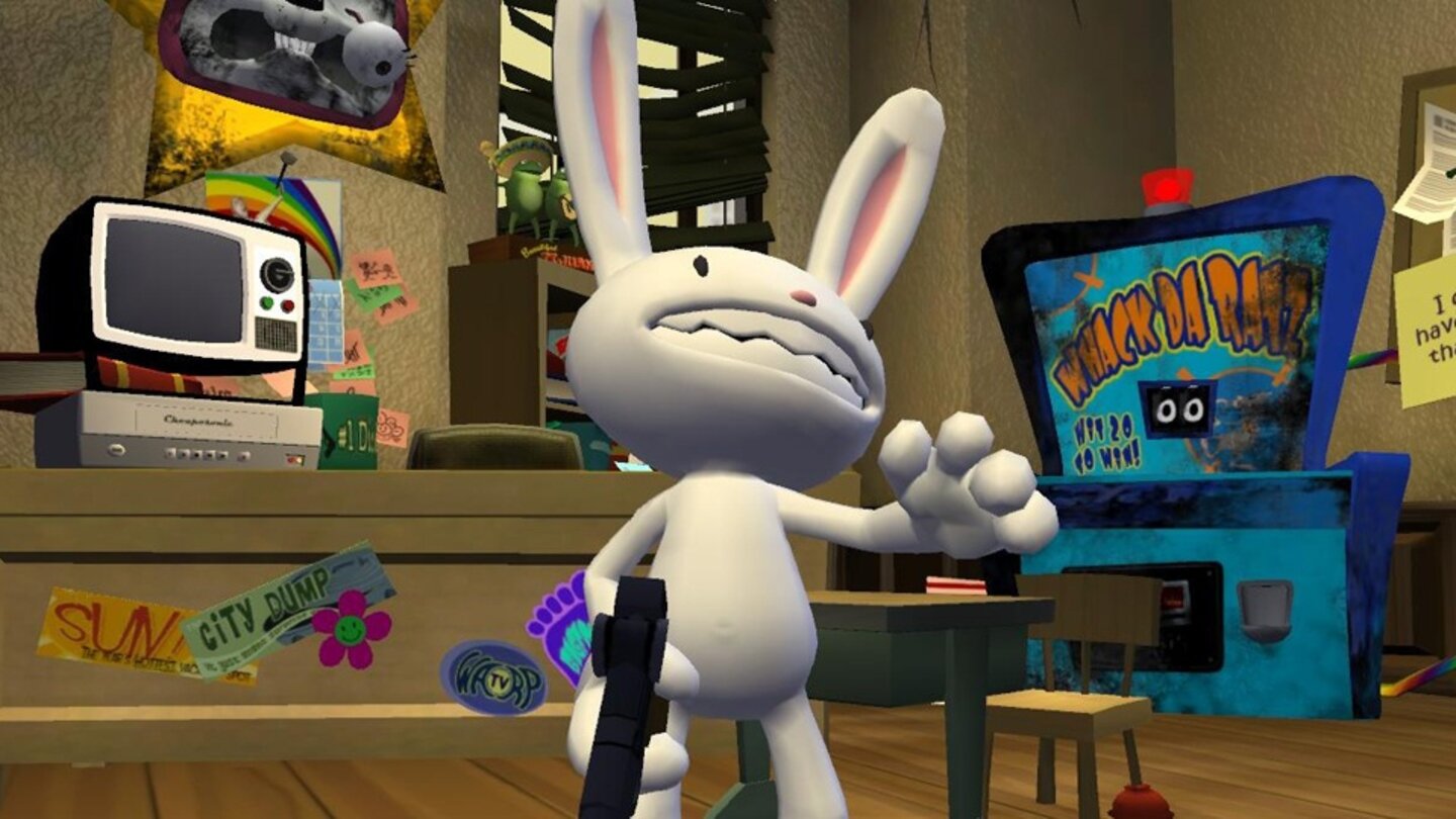 Sam & Max: Season 2 - All-Zeit bereitDie Staffel 2 (Beyond Time and Space) der Adventure-Serie umfasst die Folgen Ice Station Santa, Moai Better Blues, Night of the Raving Dead, Chariots of the Dogs und What's New, Beelzebub?