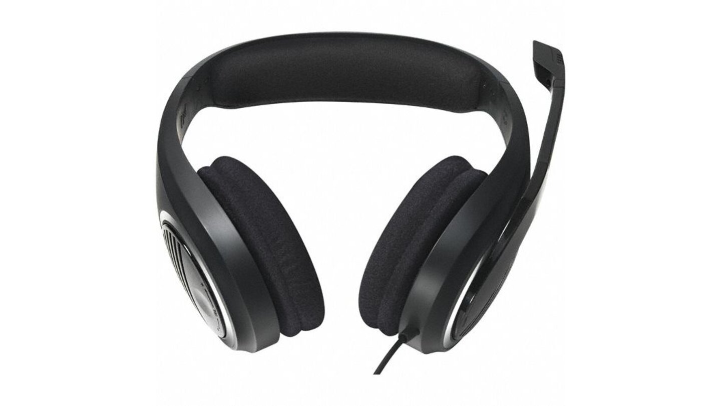 Sowohl Kopfbügel als auch Ohrhörer sind mit Schaumstoff gepolstert und das Headset ist somit auch über längere Zeit bequem zu tragen.